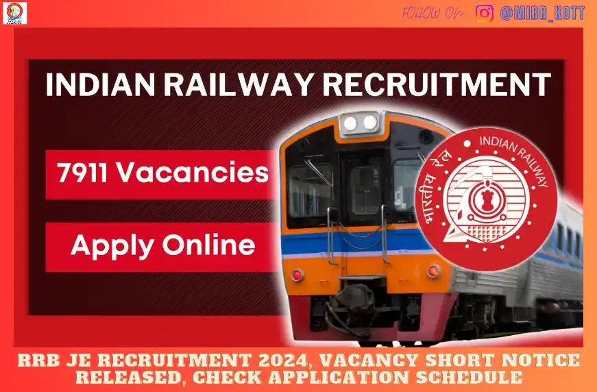 RRB JE Recruitment 2024