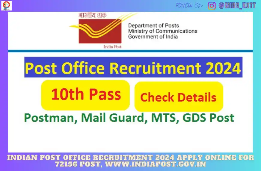 Indian Post Office Recruitment 2024