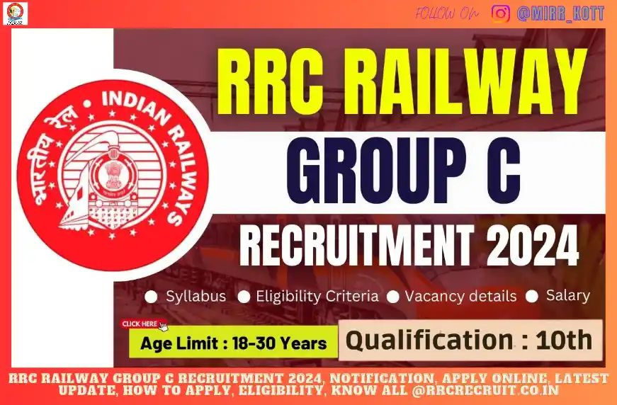 RRC Railway Group C Recruitment 2024