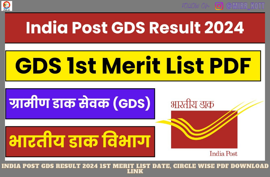 India Post GDS Result 2024